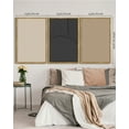 thumbnail image 5 of SHENIFY 24x36in3pcs Natural Framed Modern Minimalist Wall Art Abstract Line Wall Decor Geometric Artwork Bedroom Living Room, 5 of 6