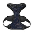 thumbnail image 5 of Bingfone Copper-Gold Gloss Outline Navy Dark Blue No Pull Dog Vest Harness For Small Medium Large Dogs Strap For Puppy Walking,Training,Dog Harness-X-Large, 5 of 9