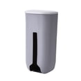 thumbnail image 1 of Wall-Mounted Plastic Bag Dispenser, No-Drill Kitchen Organizer for Recycling Grocery Bags, Compact Design, 1 of 6