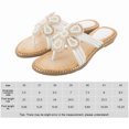 thumbnail image 2 of Mujeres sandalias planas chanclas de dhinestone flauts cómodos sandalias elegantes de thong zapatos para caminar para veranos playa, 2 of 9