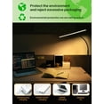 thumbnail image 4 of LED Desk Lamp for Office Home - Eye-Caring Architect Task Lamp 25 Lighting Modes Adjustable Flexible Gooseneck Clamp Light for Workbench Drafting Reading Study (Black), 4 of 5