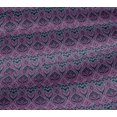thumbnail image 5 of oneOone Tissu Jersey Viscose Diamant & Tourbillon Tissu Imprimé Ikat 1 Yard 60 Pouces de Large, 5 of 5