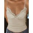 thumbnail image 4 of Tops for Women Sexy- Tank Tops - Y2K Bralette Spaghetti Strap Undershirts Slim Going Out Top White M, 4 of 6
