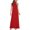 Red, variant on IROINNID Women's Sleeveless Halter Dress V-Neck Summer Cross Halter Neck Cut Out Backless Flowy Maxi Dress Halter Graphic Prints Dress