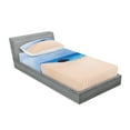 thumbnail image 2 of Ambesonne Beach Fitted Sheet & Pillow Sham Set, Wreck Boat on the Coast, Twinxl, Blue Cream, 2 of 2