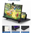 thumbnail image 2 of 16" Screen Magnifier for Cell Phone - 3D HD Magnifying Projector Screen Enlarger Expanders for Movies, Videos and Gaming Smartphones, 2 of 4