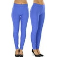 thumbnail image 4 of ToBeInStyle Womens Easy Pull-On Denim Skinny Fit Comfort Stretch Leggings Jeggings, 4 of 6