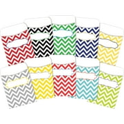 Barker Creek Chevron Library Pockets Set (10 designs) - Set of 60