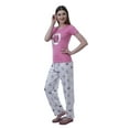 thumbnail image 3 of Inkmeso 2 Pc Pajama Sets For WoMen's Soft Cute Jersey Sleepwear Top With Pajamas PJ Set, 3 of 7