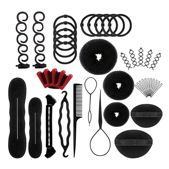 Miangastore Hairdressing Accessories Plastic 1 Set of 13Pcs for Barber Shop Workers Home Use