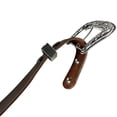 thumbnail image 5 of Western Style Mahogany Leather Belt 1.5" (38mm) wide (46), 5 of 7