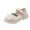 White, variant on Otqutp Casual Flower Girls Dance Shoes Fashion Spring Summer Children Casual Shoes Girls Leather Shoes Dress Shoes Comfortable Pearl Lace Buckle Solid Color
