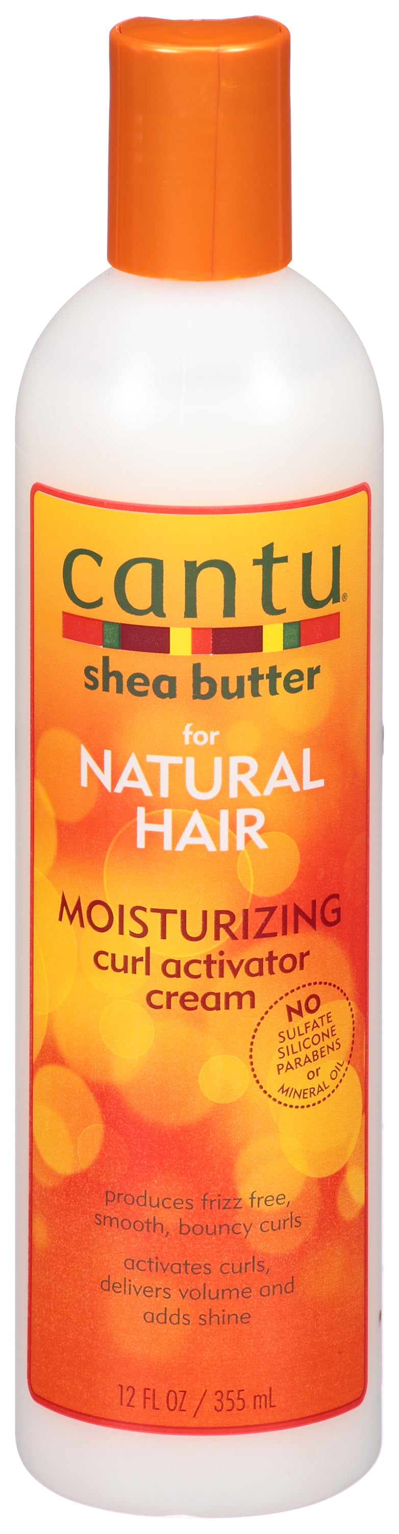Cantu Shea Butter for Natural Hair Moisturizing Curl Activator Cream 12 fl. oz. Bottle