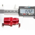 thumbnail image 2 of RED 8AN AN-8 to 1/2" NPT Male Thread Straight Aluminum Fitting Adapter RED 8AN AN-8 to 1/2" NPT Male Thread Straight Aluminum Fitting Adapter, 2 of 6