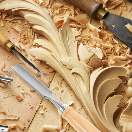 Pawsdot 1Pc Khaki Sculptural Chisel Suitable for Wood Lathes and Carving