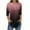 Red, variant on Uaswgudfs Tees for Women Trendy Fashion Round-Neck Half Sleeves T Shirt Gradient Color Casual Loose Basic Tops
