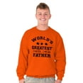 thumbnail image 4 of Worlds Greatest Farter Father Funny Men's Crewneck Sweatshirt Brisco Brands S, 4 of 5