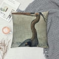 thumbnail image 2 of Chilfamy Throw Pillow Covers Blue Heron Double Sided Decorative Pillows Cushion Cover for Couch Sofa Outdoor White, 2 of 5