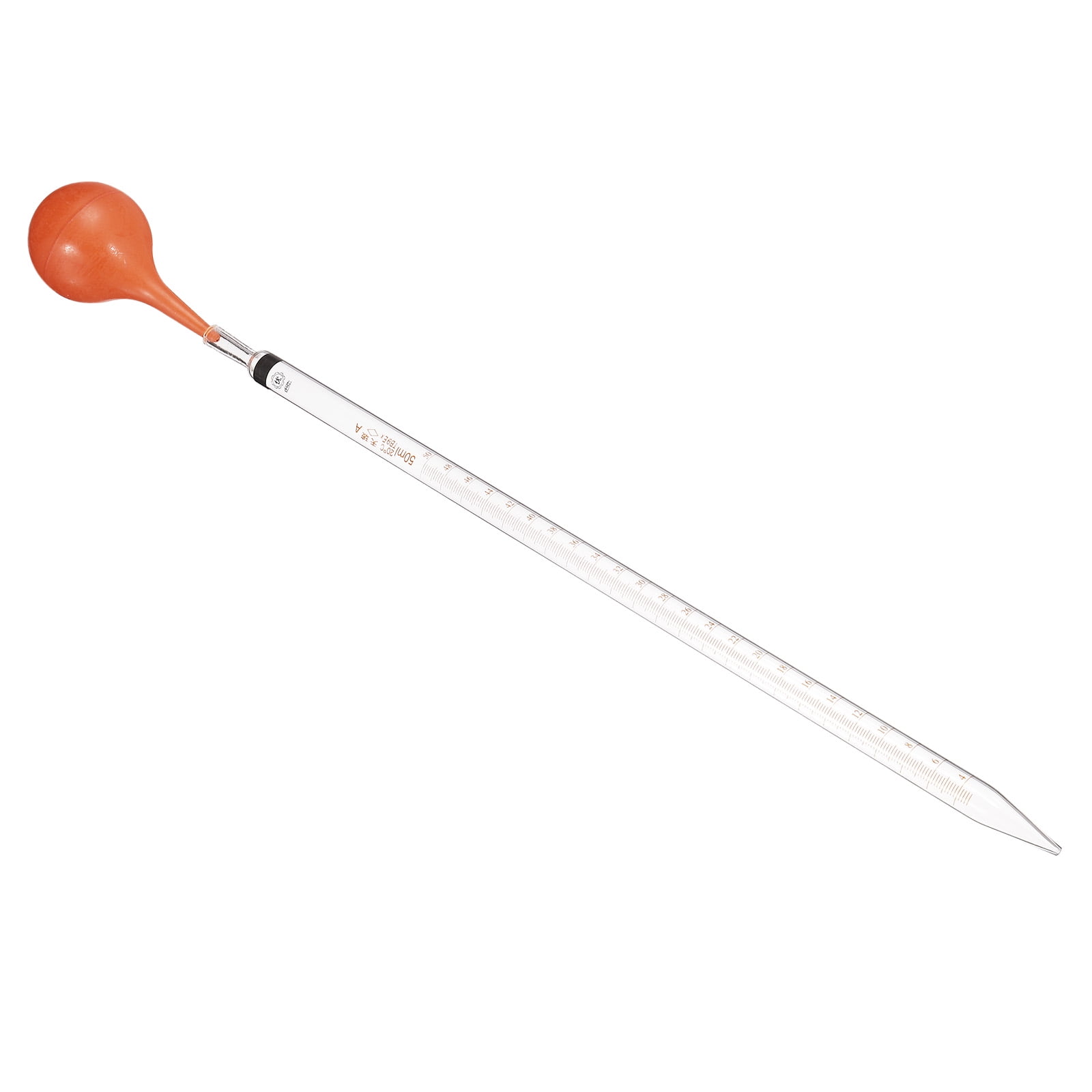 Uxcell Graduated Dropper Pipettes Kit, 1 Set 50ml Borosilicate Glass