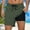 Army Green, variant on Oplxuo Mens Swim Trunks with Compression Liner Stretch Quick Dry Swim Shorts with Zipper Pockets Swimwear