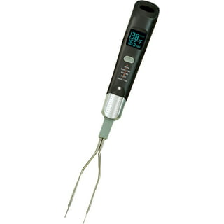 SHARPER IMAGE Grill Fork Thermometer IN BOX for Meats & Fish MI215 TESTED