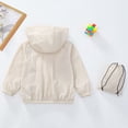 thumbnail image 6 of Curuila Child Girls Sun Jacket Long Sleeve Solid Color Hooded Zip Up Coat For Girls Summer Lightweight Comfortable Outerwear Size 3-4 Years, 6 of 6