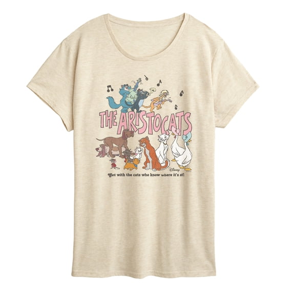 The Aristocats - Aristocats Group - Women's Short Sleeve Graphic T-Shirt