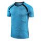 thumbnail image 5 of pstuiky camisetas para hombre, Camiseta deportiva informal de cuello redondo y color liso para hombre, lavada y desgastada camisas casuales para hombre xxxl, 5 of 9