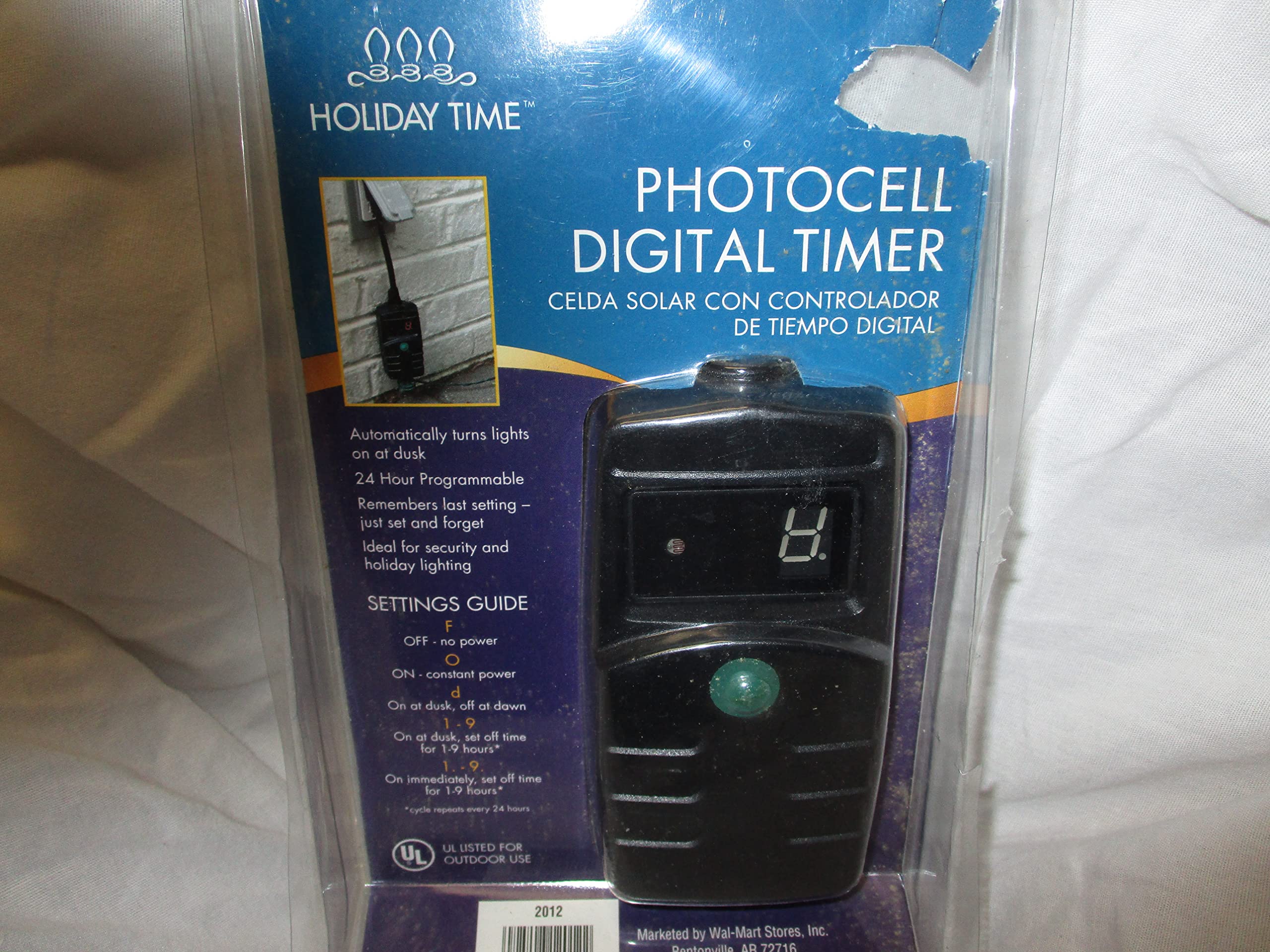 Holiday Time Digital Photocell Timer Holiday & Landscape Lighting