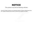 thumbnail image 2 of Transit Auto Front Rear Disc Brake Rotors and Ceramic Pads Kit for Car Cadillac ATS K8T-104090, 2 of 11