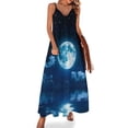 thumbnail image 1 of Nuevo vestido sin mangas con reflejo de luna llena Ropa vestidos elegantes para mujer vestido de verano mujer 2024, 1 of 7