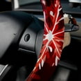 thumbnail image 5 of Christmas Snowflakes 14.5 Inch Printing PVC Leather Car Wheel Cover Steering Wheel Cover Auto Accessories, 5 of 6