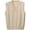 Apricot, variant on Womens Sweater Vest V Neck Sleeveless Knitwear Classic Pullover Vests Casual Business Fashion Tops M