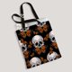 thumbnail image 2 of Bolsa de Lona Negra ABPHQTO con diseño de Mariposa Naranja y calavera Reutilizable 36x41 cm, 2 of 2