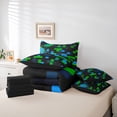 thumbnail image 6 of Homewish Boys Girls Pixelated Miners Twin Bedding Sets 7-Piece,Geometric Plaid Bedding Comforter Set Microfiber,Building Blocks Breathable Sheet Sets,Luxury Bedroom Decor,Reversible, 6 of 8