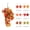 C, variant on YTTAL 3FT Artificial Fall Maple Leaves Hanging Swag, Vibrant Mixed Colors Autumn Foliage Garland, Thanksgiving Halloween Harvest Decorations for Front Door, Wall, Porch, Indoor Outdoor Home Decor