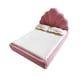 thumbnail image 2 of 1:12 Cama de casa de muñecas Muebles en miniatura Habitación Accesorio de bricolaje Cama doble doble para decoraciones de paisajes, 2 of 9