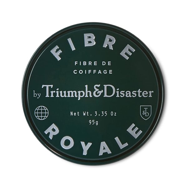 TRIUNFO Y DESASTRE | Cera para peinar el cabello Fiber Royale | Pomada de fijación fuerte para cabello grueso - Acabado natural para hombres y mujeres 95 g