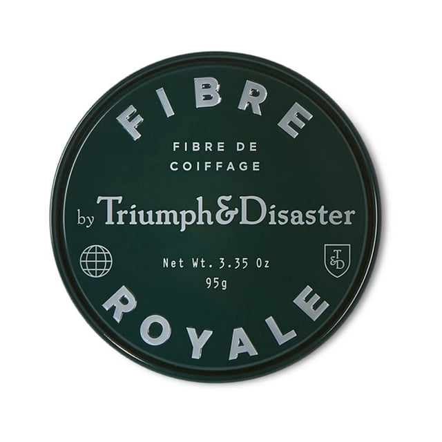 TRIUNFO Y DESASTRE | Cera para peinar el cabello Fiber Royale | Pomada de fijación fuerte para cabello grueso - Acabado natural para hombres y mujeres 95 g