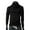 Black, variant on HuaLeiMao Sweater for Men Fashion Casual Solid Color Sweaters Slim Fit Comfortable High Neck Long Sleeve Pullover Bottoming Shirt