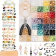 thumbnail image 1 of Kit de perlas DodoBeads 1910 unidades con chip de cristal para hacer joyas, 1 of 6