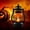 Orange OR, variant on AuroraX Halloween Mini LED Oil Lamp Vintage Lantern Decor Battery Operated Indoor Outdoor Spooky Halloween Tabletop Decor Green