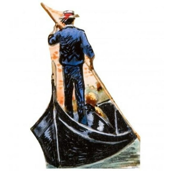 Italy Gondola Ride Cardboard Standup 72 x 48 in.