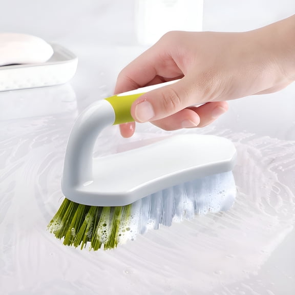 BPPEG Scrub Brush Household Cleaning Brush with Stiff Bristles Suitable for Carpets Showers Baths Kitchens Pool Tiles Bathroom Scrubbers