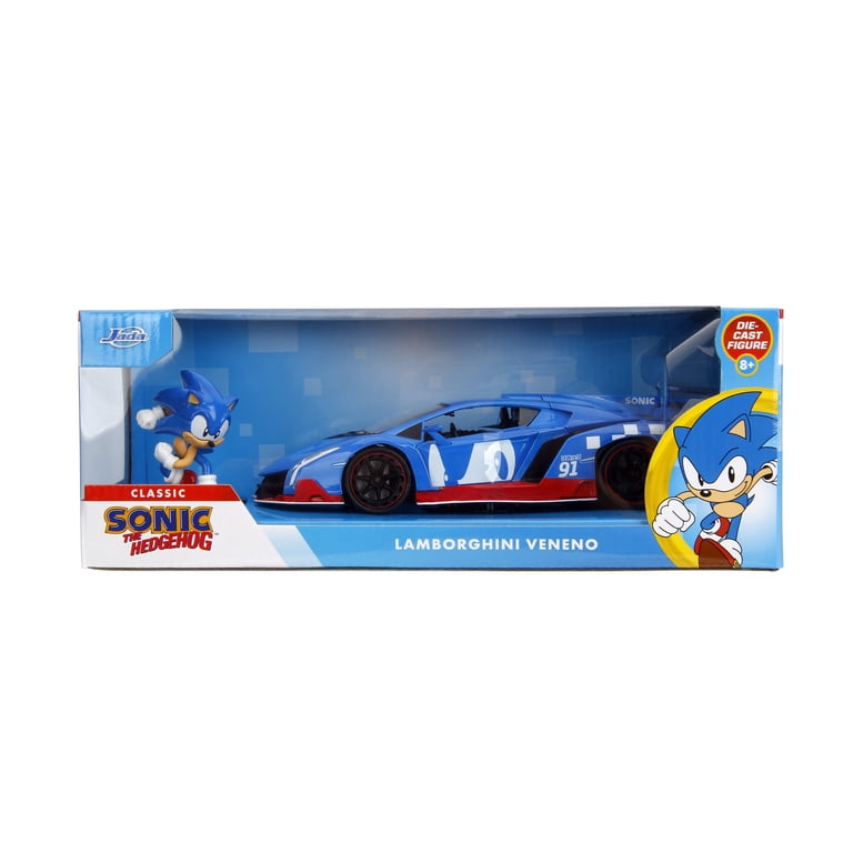 Sonic The Hedgehog Lamborghini Veneno 1:24 Scale Exclusive Diecast