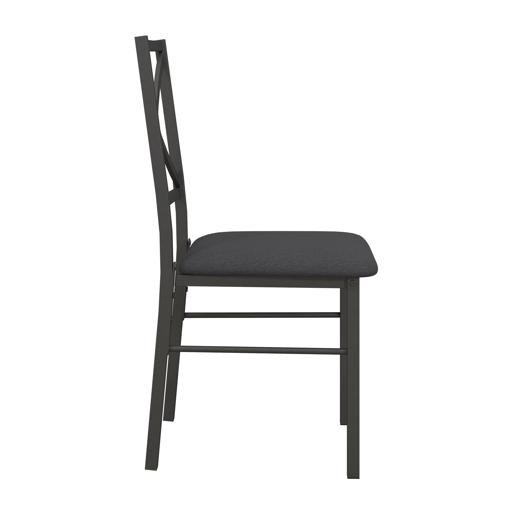 Mainstays 5-Piece Dining Table and Chair Set for 4, Black