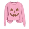 thumbnail image 4 of NordicNest Girls Halloween Print Long Sleeve Sweatshirt Pullover Lined Casual Top Camisole Girls Halloween, 4 of 5