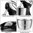 thumbnail image 7 of Gymax 200W 5-Speed Hand-free Stand Mixer w/ Dough Hooks & Beaters Stainless Steel Bowl, 7 of 7