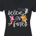 thumbnail image 4 of Inktastic Believe in Fairies Women's V-Neck T-Shirt, 4 of 5