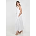 thumbnail image 2 of Vestido midi con cinturon Roman Fashion /Juvenil, 01680 (Blanco) blanco G, 2 of 5